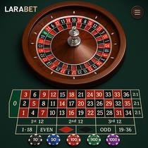 LaraBet - Roulette Table Game - Casino Tafelspellen
